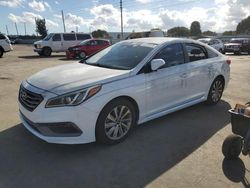 Salvage cars for sale at Miami, FL auction: 2015 Hyundai Sonata Sport