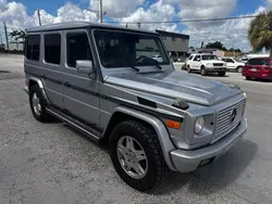 Salvage cars for sale at Miami, FL auction: 2003 Mercedes-Benz G 500