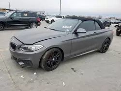 BMW salvage cars for sale: 2017 BMW M240I