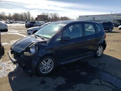 Honda salvage cars for sale: 2007 Honda FIT S