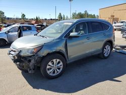 Salvage cars for sale at Gaston, SC auction: 2012 Honda CR-V EXL