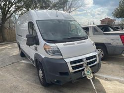 Salvage cars for sale from Copart Houston, TX: 2018 Dodge RAM Promaster 3500 3500 High