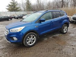 Salvage cars for sale at Davison, MI auction: 2018 Ford Escape SEL