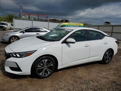 Nissan salvage cars for sale: 2021 Nissan Sentra SV