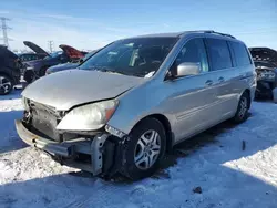 Salvage cars for sale at Elgin, IL auction: 2006 Honda Odyssey EX