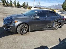 Salvage cars for sale at Rancho Cucamonga, CA auction: 2019 Ford Fusion Titanium