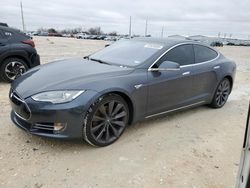 Salvage cars for sale at Temple, TX auction: 2014 Tesla Model S