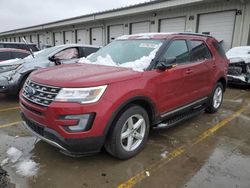 Salvage cars for sale at Louisville, KY auction: 2017 Ford Explorer XLT