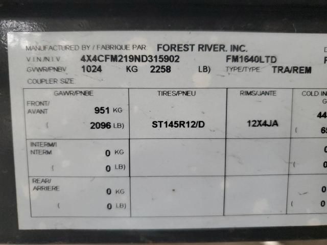 2022 Wildwood 2022 Foresriver Rockwood