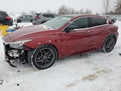 Salvage cars for sale at London, ON auction: 2017 Infiniti QX30 Base