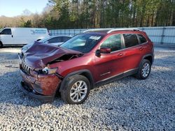 Salvage cars for sale at Ellenwood, GA auction: 2019 Jeep Cherokee Latitude