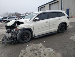 Salvage cars for sale at Duryea, PA auction: 2016 Toyota Highlander XLE