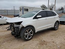 Salvage cars for sale at Oklahoma City, OK auction: 2015 Ford Edge Sport