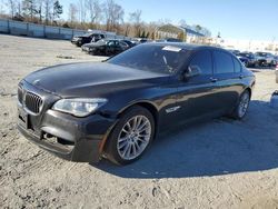 Salvage cars for sale at Spartanburg, SC auction: 2015 BMW 750 LXI