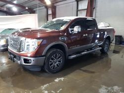 Salvage cars for sale at North Billerica, MA auction: 2017 Nissan Titan XD SL