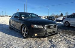 Salvage cars for sale from Copart Ontario Auction, ON: 2010 Audi A4 Premium Plus