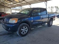 Salvage trucks for sale at Cartersville, GA auction: 2010 Nissan Titan XE