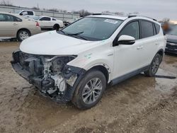 Salvage cars for sale at Kansas City, KS auction: 2016 Toyota Rav4 HV XLE