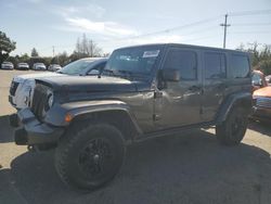 Salvage cars for sale at San Martin, CA auction: 2017 Jeep Wrangler Unlimited Sahara