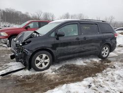 Salvage cars for sale at Marlboro, NY auction: 2011 Toyota Sienna LE