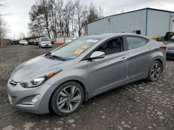 Salvage cars for sale at Portland, OR auction: 2015 Hyundai Elantra SE