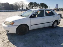 Salvage cars for sale at Loganville, GA auction: 2003 Toyota Corolla CE