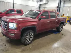 Vehiculos salvage en venta de Copart Casper, WY: 2016 GMC Sierra K1500 SLT