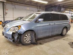 Salvage cars for sale at Wheeling, IL auction: 2009 Honda Odyssey EXL