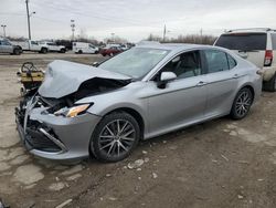 Salvage cars for sale at Indianapolis, IN auction: 2022 Toyota Camry XLE