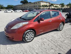 Vehiculos salvage en venta de Copart Opa Locka, FL: 2015 Nissan Leaf S