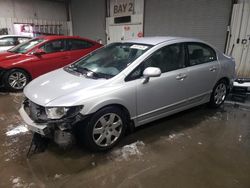 Salvage cars for sale at Elgin, IL auction: 2008 Honda Civic LX