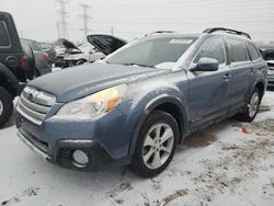 Salvage cars for sale at Elgin, IL auction: 2014 Subaru Outback 2.5I Limited