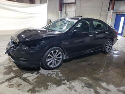 Salvage cars for sale at North Billerica, MA auction: 2015 Honda Accord Sport