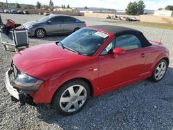 Salvage cars for sale at Mentone, CA auction: 2001 Audi TT