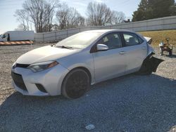 Salvage cars for sale at Gastonia, NC auction: 2014 Toyota Corolla L