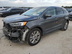 Carros salvage a la venta en subasta: 2019 Ford Edge Titanium