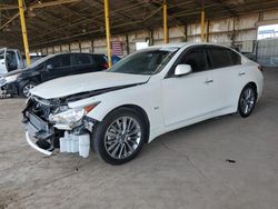 Salvage cars for sale at Phoenix, AZ auction: 2018 Infiniti Q50 Luxe