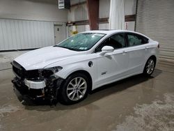 Salvage cars for sale at Leroy, NY auction: 2017 Ford Fusion SE Phev