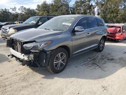 Salvage cars for sale at Ocala, FL auction: 2020 Infiniti QX60 Luxe