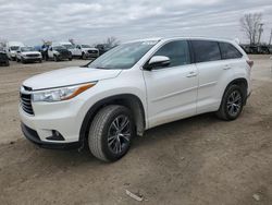 2016 Toyota Highlander XLE en venta en Kansas City, KS