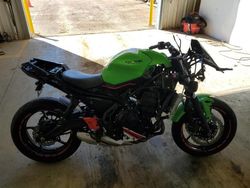 Salvage motorcycles for sale at Longview, TX auction: 2022 Kawasaki EX650 N