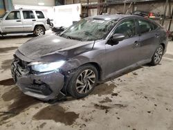 Salvage cars for sale at Eldridge, IA auction: 2017 Honda Civic EX