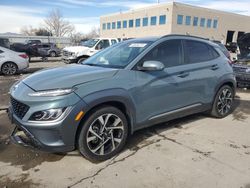 Hyundai salvage cars for sale: 2022 Hyundai Kona Limited