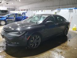 Chrysler salvage cars for sale: 2015 Chrysler 200 S