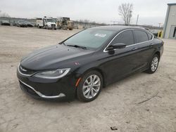 Salvage cars for sale at Kansas City, KS auction: 2015 Chrysler 200 C