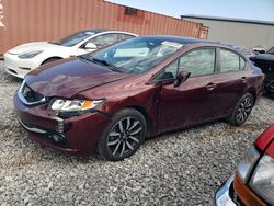 Salvage cars for sale at Hueytown, AL auction: 2015 Honda Civic EXL