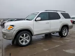 Salvage cars for sale at Grand Prairie, TX auction: 2004 Toyota Sequoia SR5