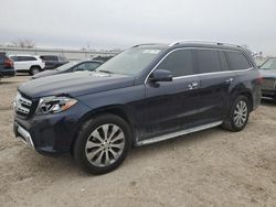 Salvage cars for sale at Kansas City, KS auction: 2017 Mercedes-Benz GLS 450 4matic