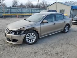 Salvage cars for sale at Wichita, KS auction: 2015 Volkswagen Passat S