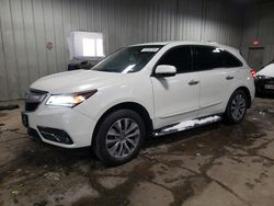 Salvage cars for sale at Franklin, WI auction: 2015 Acura MDX Technology